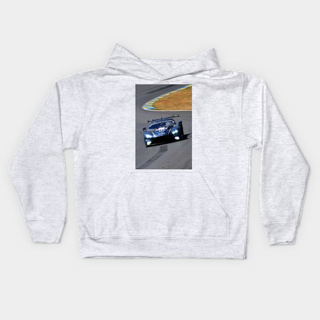 Aston Martin Vantage AMR no98 24 Hours of Le Mans 2023 Kids Hoodie by AndyEvansPhotos